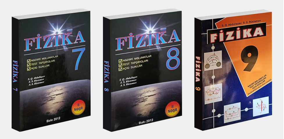 FİZİKA 7, 8, 9 siniflər üçün dərs vəsaitləri