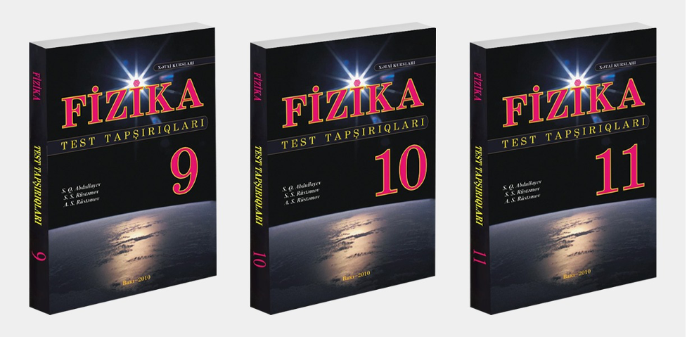 FİZİKA 9, 10, 11 siniflər üçün test tapşırıqları